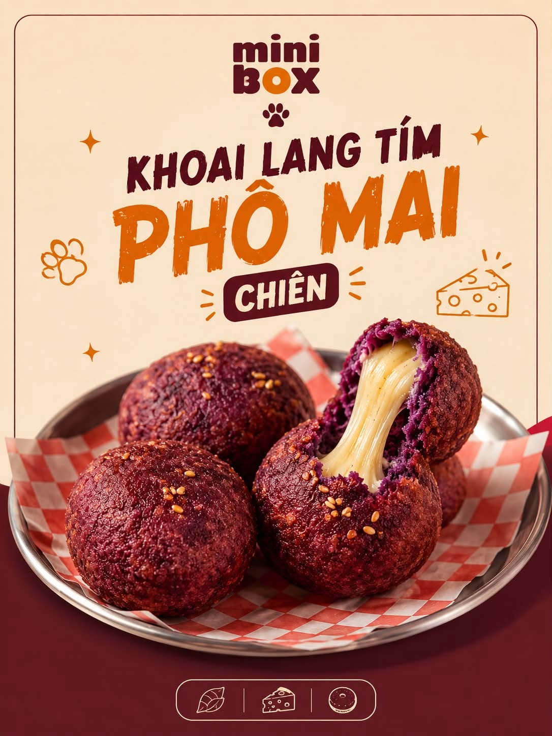 Khoai lang tím tại Mini Box